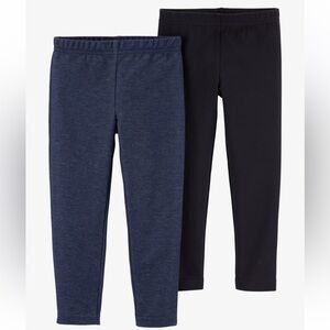 Carter’s Blue & Black Jeggings Size 6M